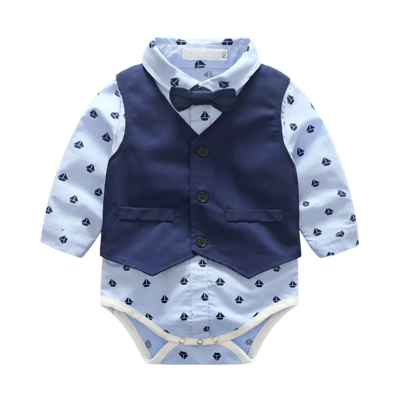 M31 комплект одежды для новорожденных мальчиков, крестины день рождения, одежда для маленьких мальчиков, торжественный Свадебный костюм, жилет+ футболка+ штаны