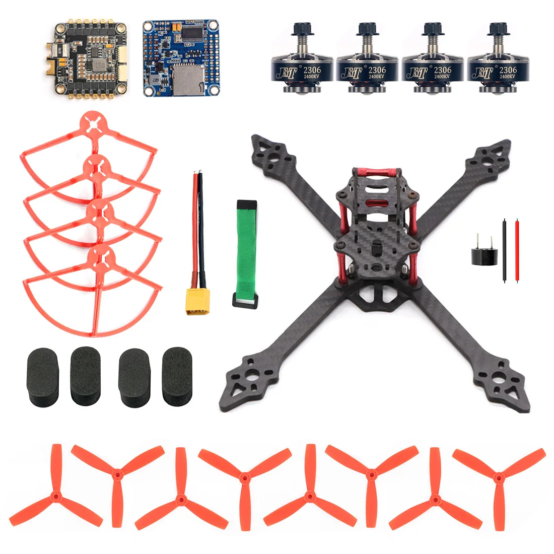 DIY RC Racer Drone XSR220 220 мм рама 2,4G 8CH Квадрокоптер Betaflight F4 Pro V2 V3 Turbo S1 камера 5,8G VTX FPV монитор дисплей