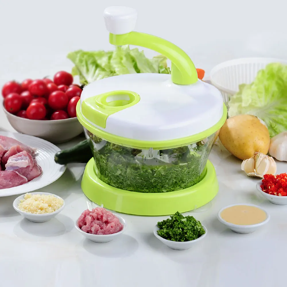  BYN Metal PP Blade Kitchen Small Meat Dicing Machine Manual Control Vegetable Chopper Tool Cake Egg - 33032045648