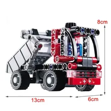 Decool 3345 119pcs Fun Dump Trucks Car City Engineering building blocks FIT for LEPIN technic for lego auto for minifigure LPS