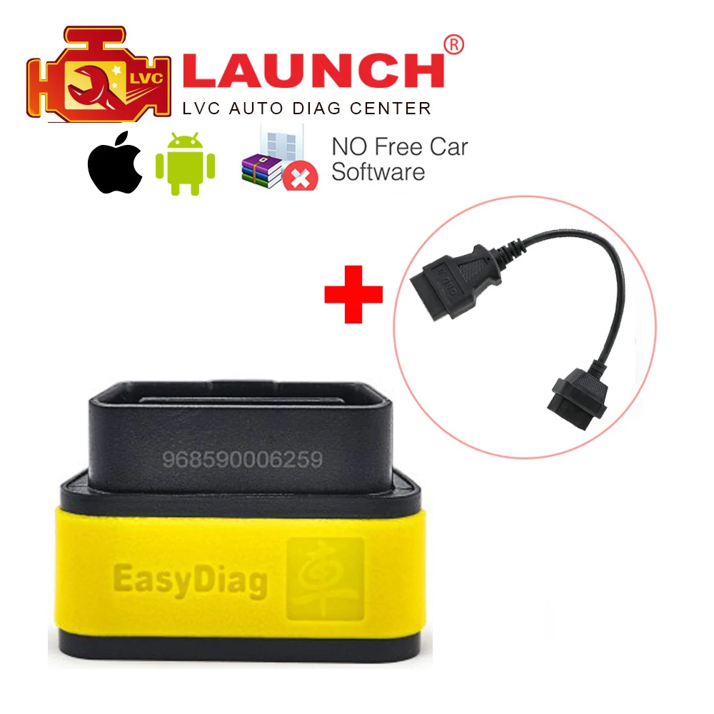 Prix pour Lancement X431 D'origine EasyDiag 2.0 auto outil de diagnostic pour IOS et Android système OBDII OBD2 Code Reader + OBD 16pin câble d'extension Prix pour Lancement X431 D'origine EasyDiag 2.0 auto outil de diagnostic pour IOS et Android système OBDII OBD2 Code Reader + OBD 16pin câble d'extension