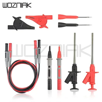 

Multimeter Needle Tip Probe Test Leads Universal Digital Multi Meter Tester Wire Pen 4mm Banana Plug Alligator Clip