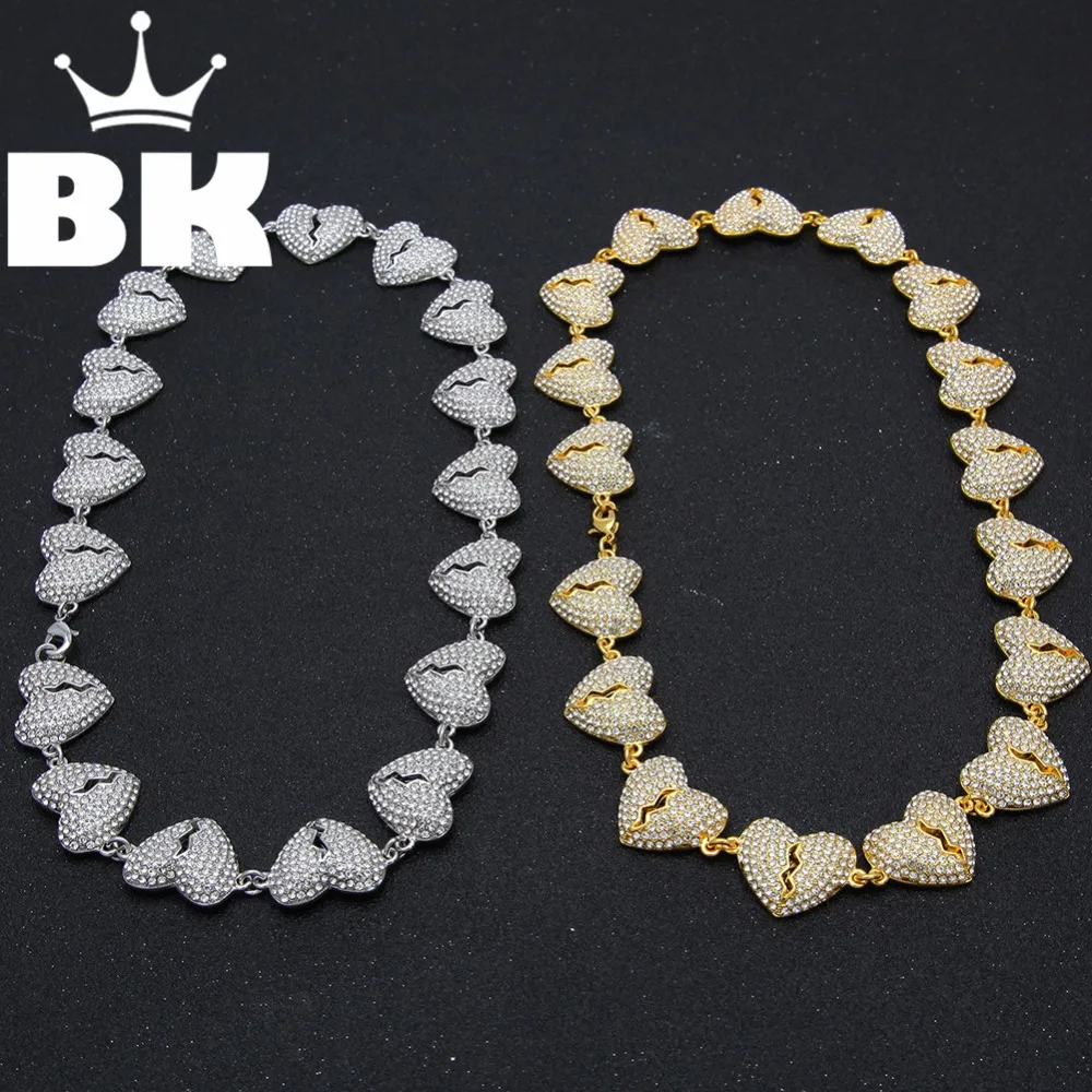 Цепочка с кулоном в виде сердца BLING KING | Украшения и аксессуары