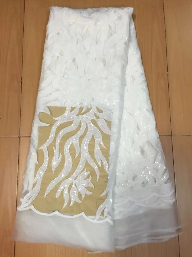 Зеленая/Золотая Высококачественная нигерийская 3D Свадебная кружевная ткань серая последняя африканская кружевная ткань, французская кружевная ткань, Дубай платье с блестками - Цвет: 6