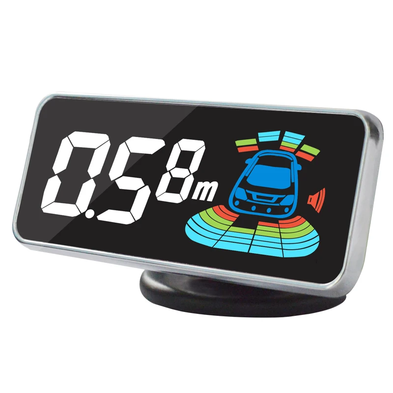 Sensor de aparcamiento de parktroni 8 sensores del automóvil del coche del Radar de estacionamiento detector de coche aparcamiento asistencia radar de estacionamiento inversa