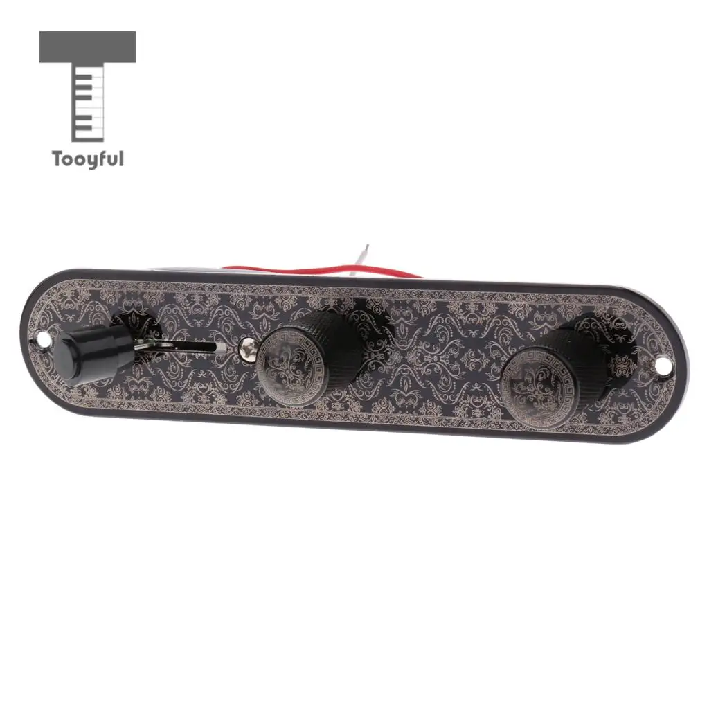 Tooyful 3 Way Toggle Switch Guitar Prewired Control Plate for Telecaster Guitar
