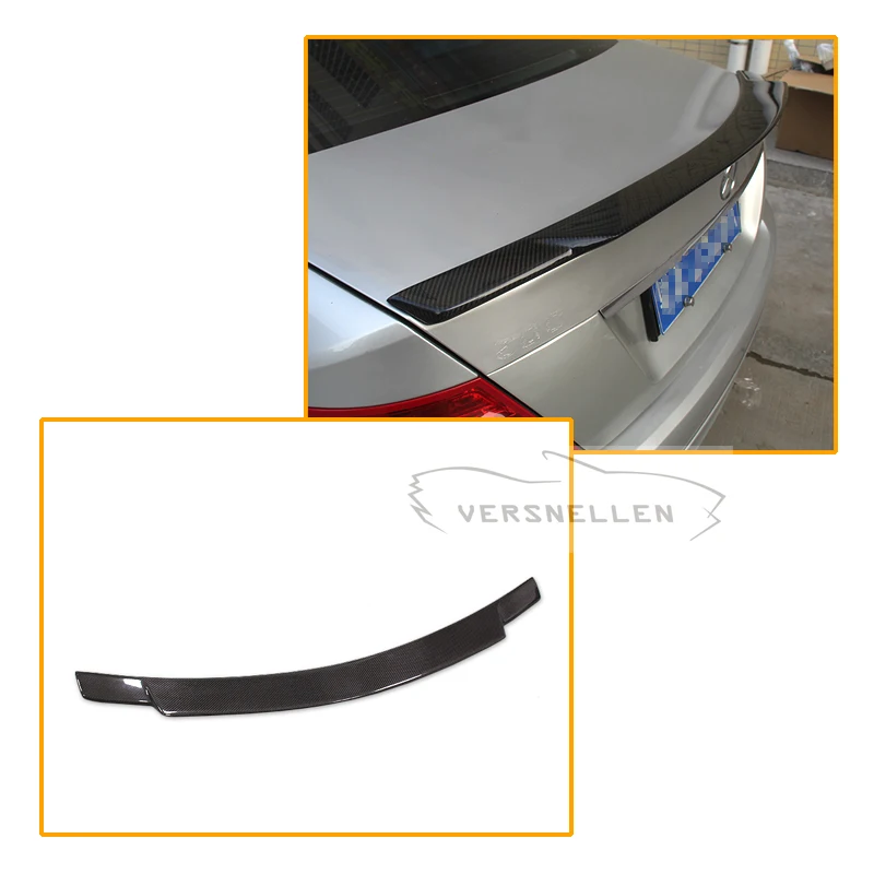 C74 стиль багажник задний Spioler для Mercedes W204 C63 крыла из углеродного волокна 2008-2014 C