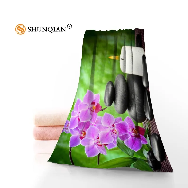 877 26 De Réductionnouveau Personnalisé Zen Pierre Serviette Imprimé Coton Visageserviettes De Bain En Microfibre Tissu Pour Enfants Hommes