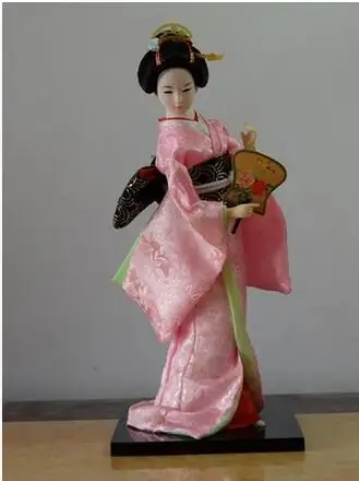 Восточно-Азиатский стиль Японский шелк мебель кимоно Кабуки кукла гейша украшения ручной работы японский гуманоид фигурки домашний декор