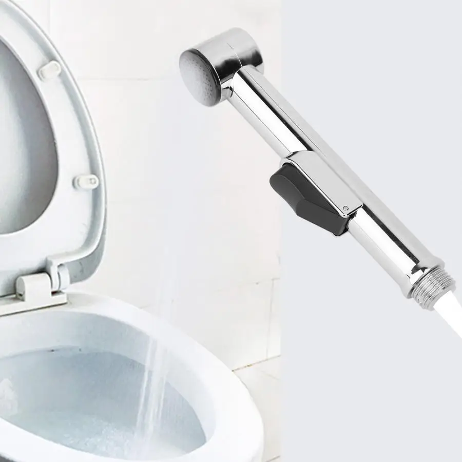 

G1/2" Portable Bidet Sprayer Kit Bathroom Shower Baths Toilet Bidet Faucet hand shower pommeau de douche Bathroom Supplies