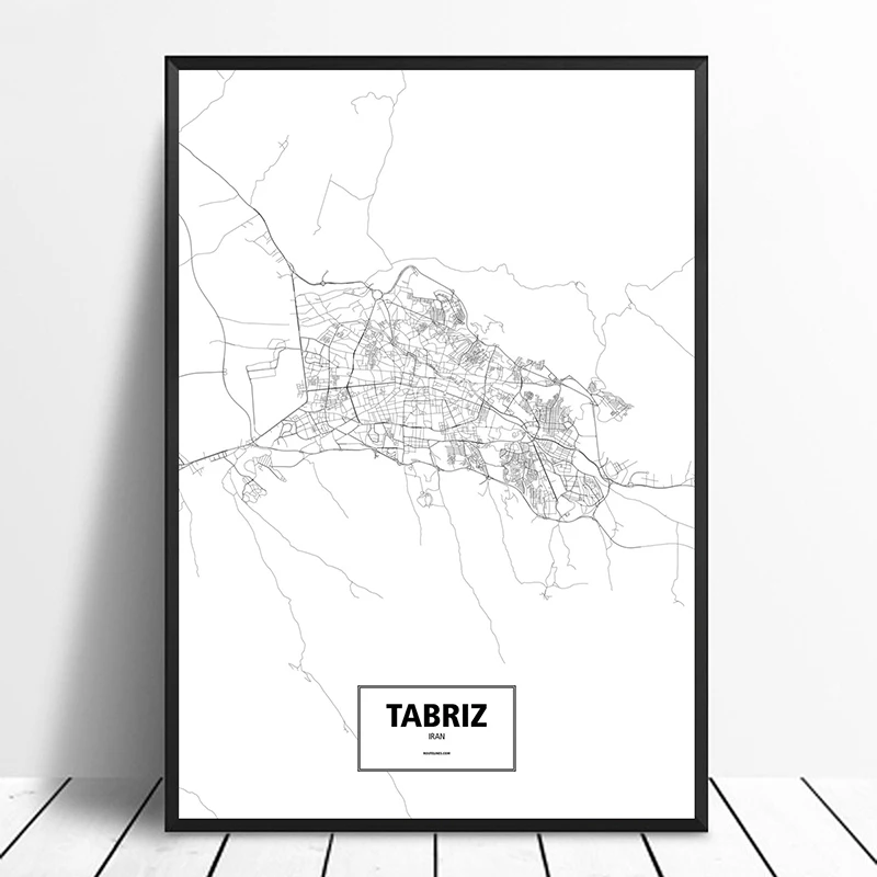 Art & Collectibles Map Wall Art Custom map print Map Gift Map Art