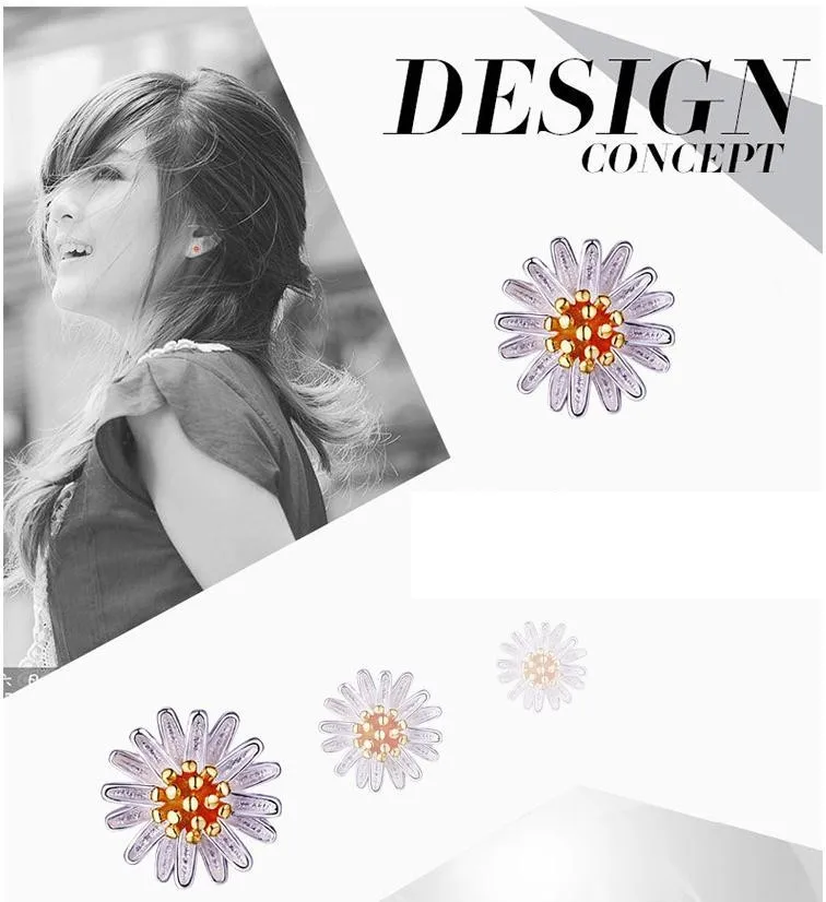daisy fresh flower earrings (8)