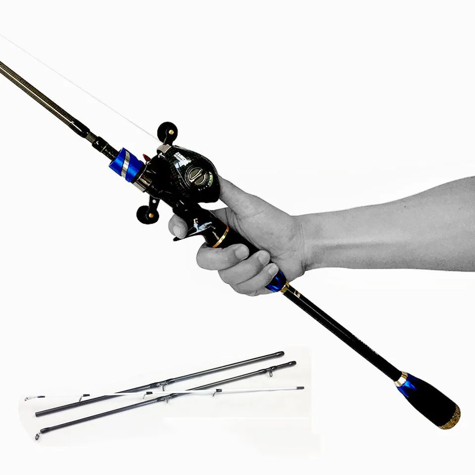 Ultralight Telescopic Fishing Rod Casting Carbon Fish Hand 4 Section