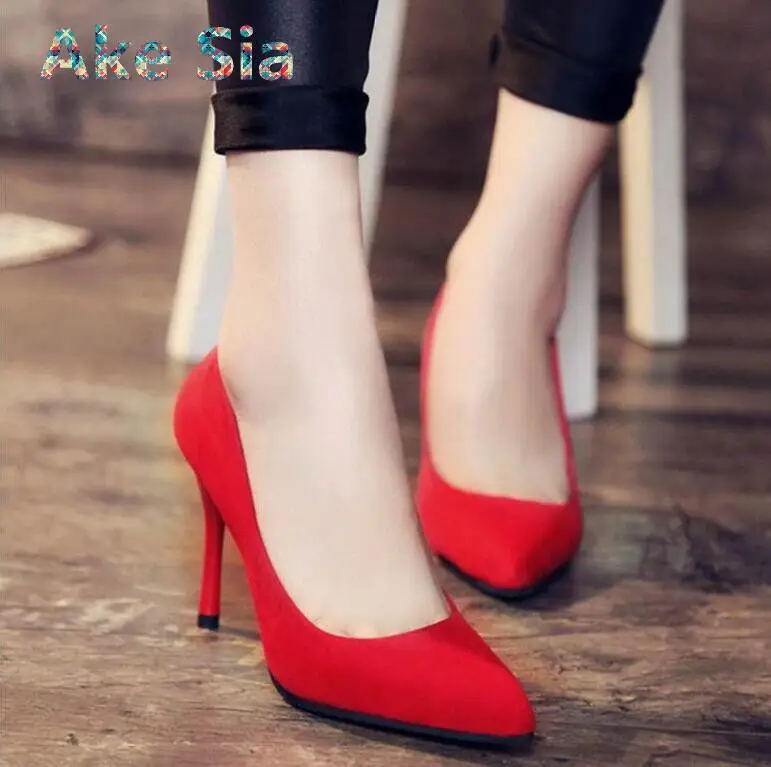 

0 2018 Spring And Autumn Sexy Women Shoes Fashion Shallow Mouth Black High Heels Fine With Pointed Woman Pumps #668