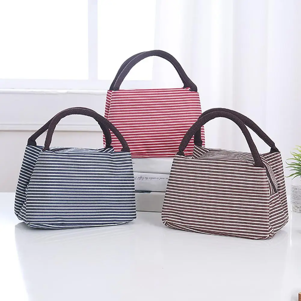 Us 2 55 43 Off Fashion Lunch Bags Thermal Insulation Office School Picnic Food Bag Waterproof Tote For Kids Dropshipping In