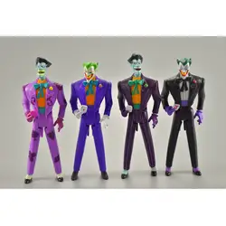 4 шт./компл. Мстители Бэтмен Джокер ПВХ фигурку Коллекционная модель игрушки около см 11