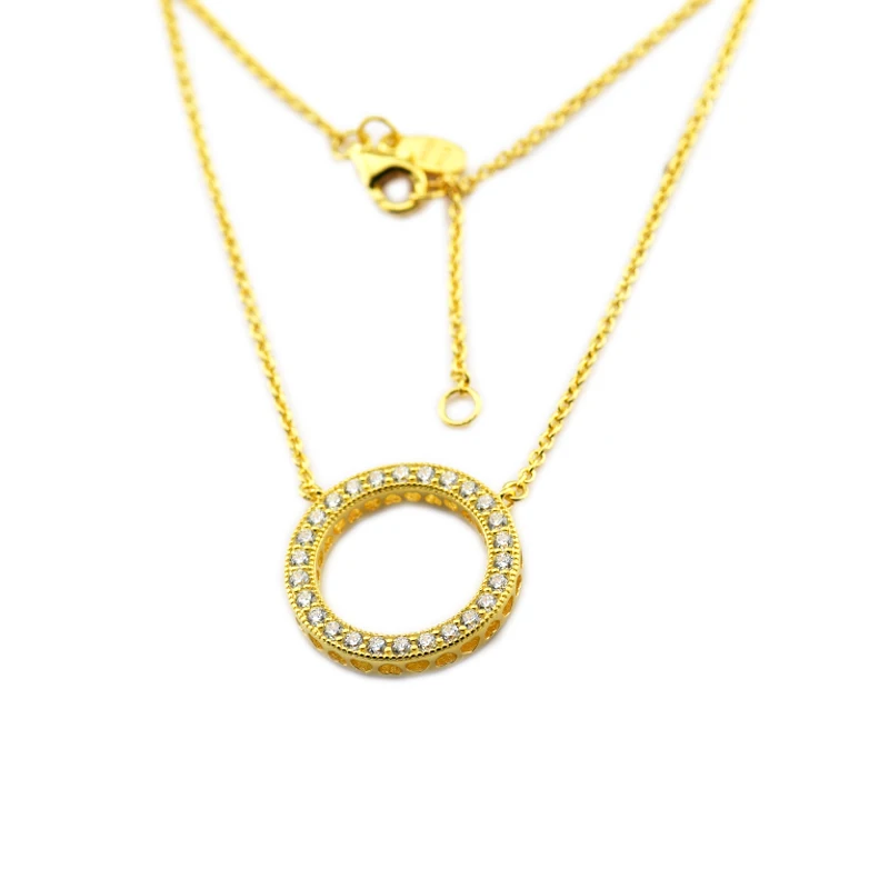 

2018 Spring Heart Brand logo chokers Necklace for women 925 sterling silver link chain long pendant necklaces fine jewelry