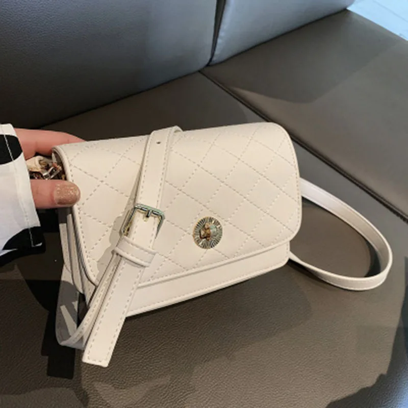 

Retro Fashion Female Square Bag luxury handbags women bags designer brand famous Litchi PU leather Women's Designer Handbag