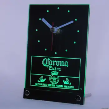 

tnc0097 Corona Mexican Beer 3D LED Table Desk Clock