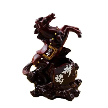 

Chinese Classical Horse Statue Pen Holder Ornaments Horse Figurine Crafts Home Office Furnishing Study Room Decor Business Gifts