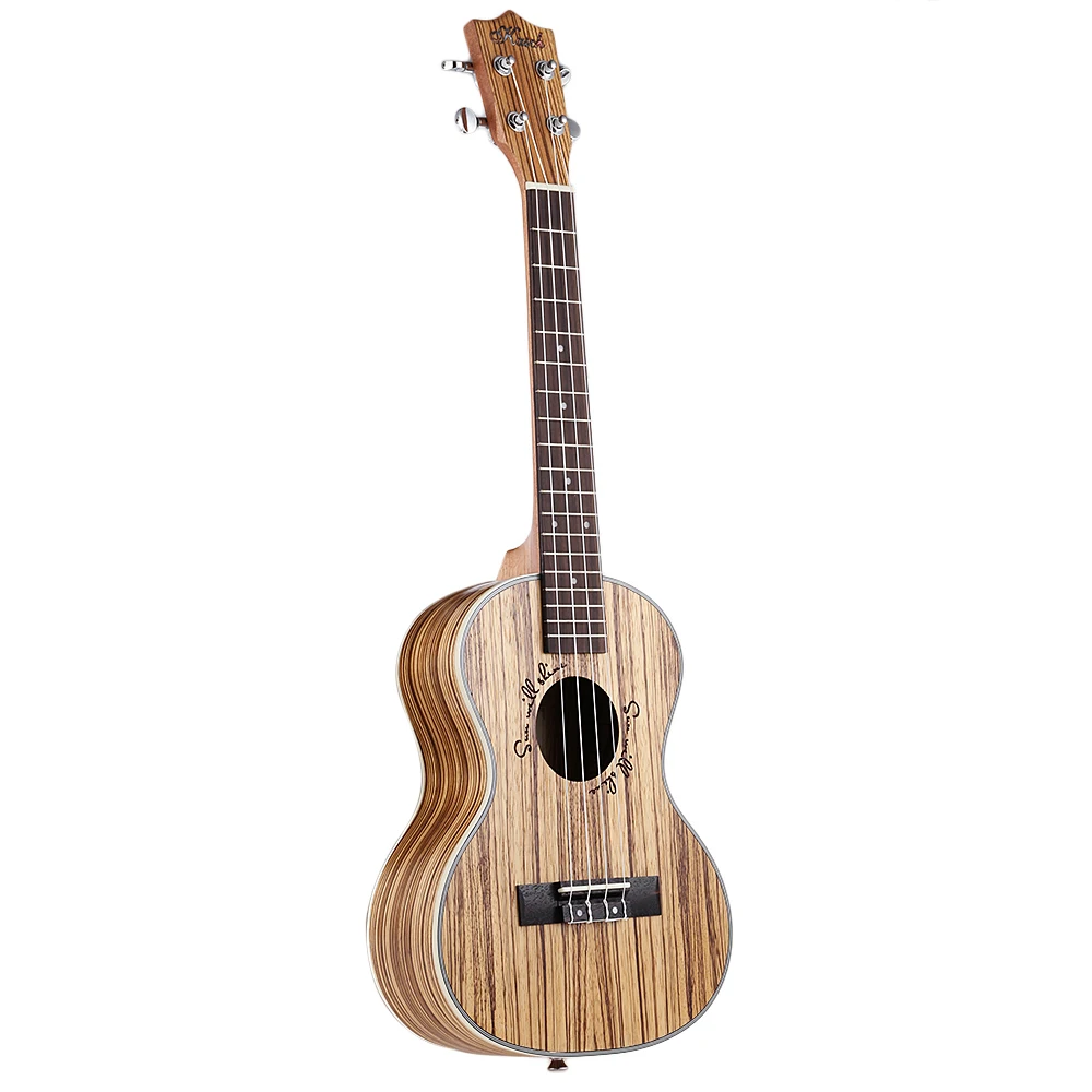 

Kasch MUH-508 26 inch Zebra Wood Tenor Ukulele Full Closed Mini Guitar