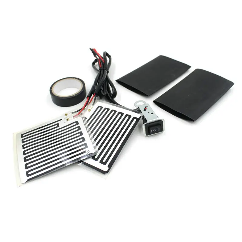 12V Универсальный мотоцикл руль теплый набор грелка колодки YAN88|Ручки для