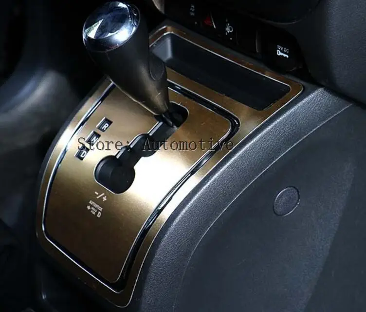 4 цвета Внутренний барабан Коробка Переключения панель Крышка отделка для Jeep Патриот 2011- 2шт