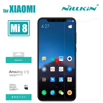 

Xiaomi Mi 8 Mi8 Glass Nillkin 9H+ Pro 2.5D Tempered Glass Screen Protector 0.2MM Ultra-thin for Xiaomi Mi8 Mi 8 M8 Nilkin Glass