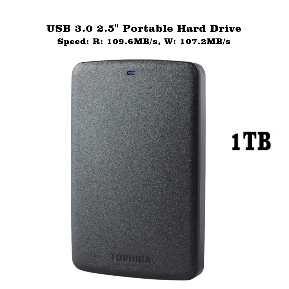 RU сток Toshiba 1 ТБ HDD Canvio Basics USB 3,0 2,5 дюйма 8 Мб портативный внешний жесткий диск мобильный HDD HDTB310YK3AA для ноутбука