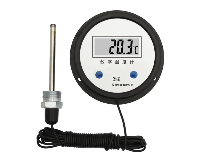 Manyo 1PC Thermomètre numérique LCD Capteur de température Compteur de température deau avec sonde 
