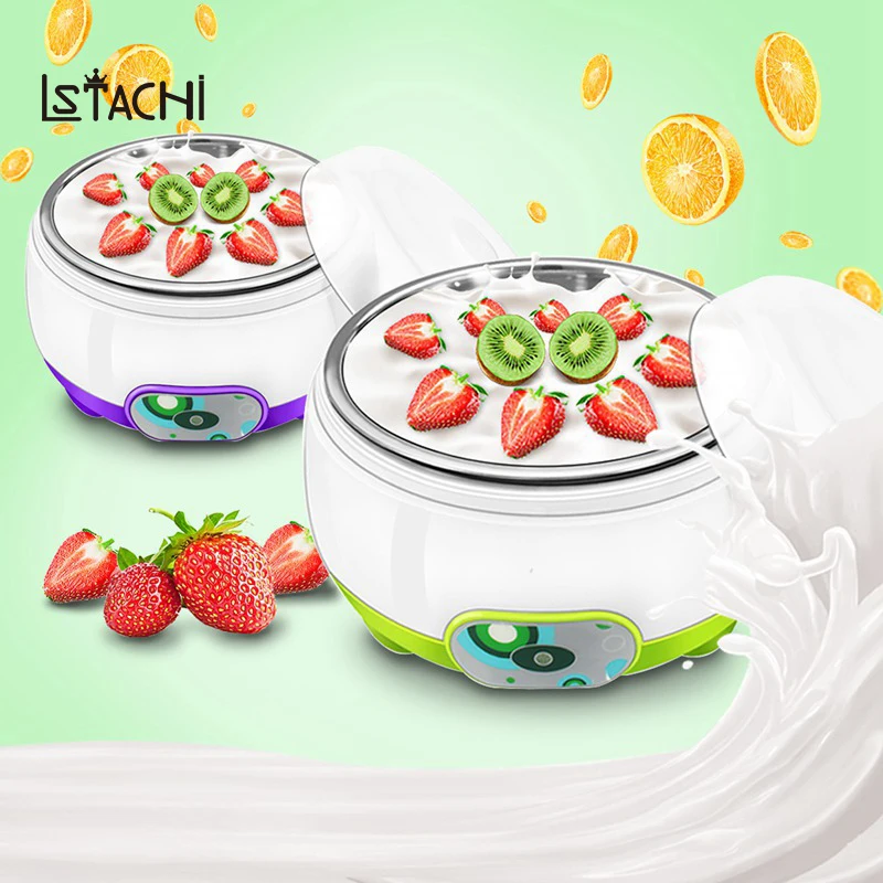 LSTACHi 1L Automatic Yogurt Maker Machine Stainless Steel Liner