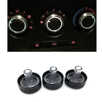 

3pcs/set Air Conditioning Knob AC Knob Heat Control Switch Button For Mazda 3 BL 2010 2011 2012 2013 Car Accessories
