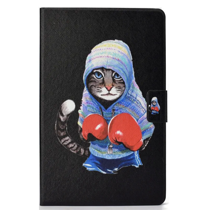 Wekays For Samsung Galaxy Tab A6 A 2016 10.1 T585 T580 T580N T585N Cartoon Cat Leather Cover Case For Samsung Tab A 6 A6 SM-T580