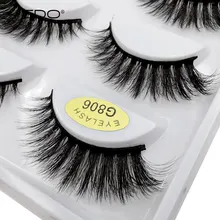 5 пар длинных ресниц пушистые ресницы для макияжа драматические ресницы Объемные Накладные ресницы Мягкие толстые ресницы крылатые