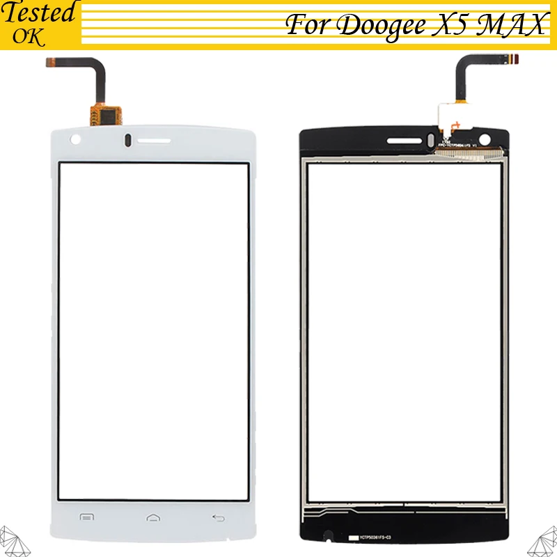5.0" Black White For Doogee X5 Max Digitizer Panel Touch Screen Glass Touchscreen Front Lens Sensor+ Track NO. | Мобильные