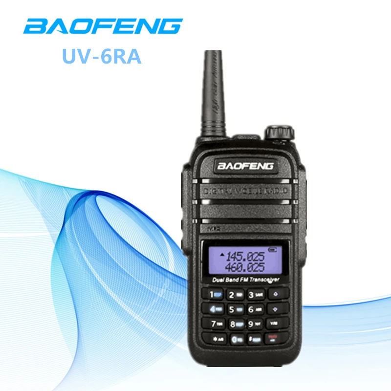 

1 PC 10km Range Two Way Radio Baofeng UV-6RA With Earphone Dual Band Transceiver Portable CB Radio UV 6RA Baofeng Walkie Talkie
