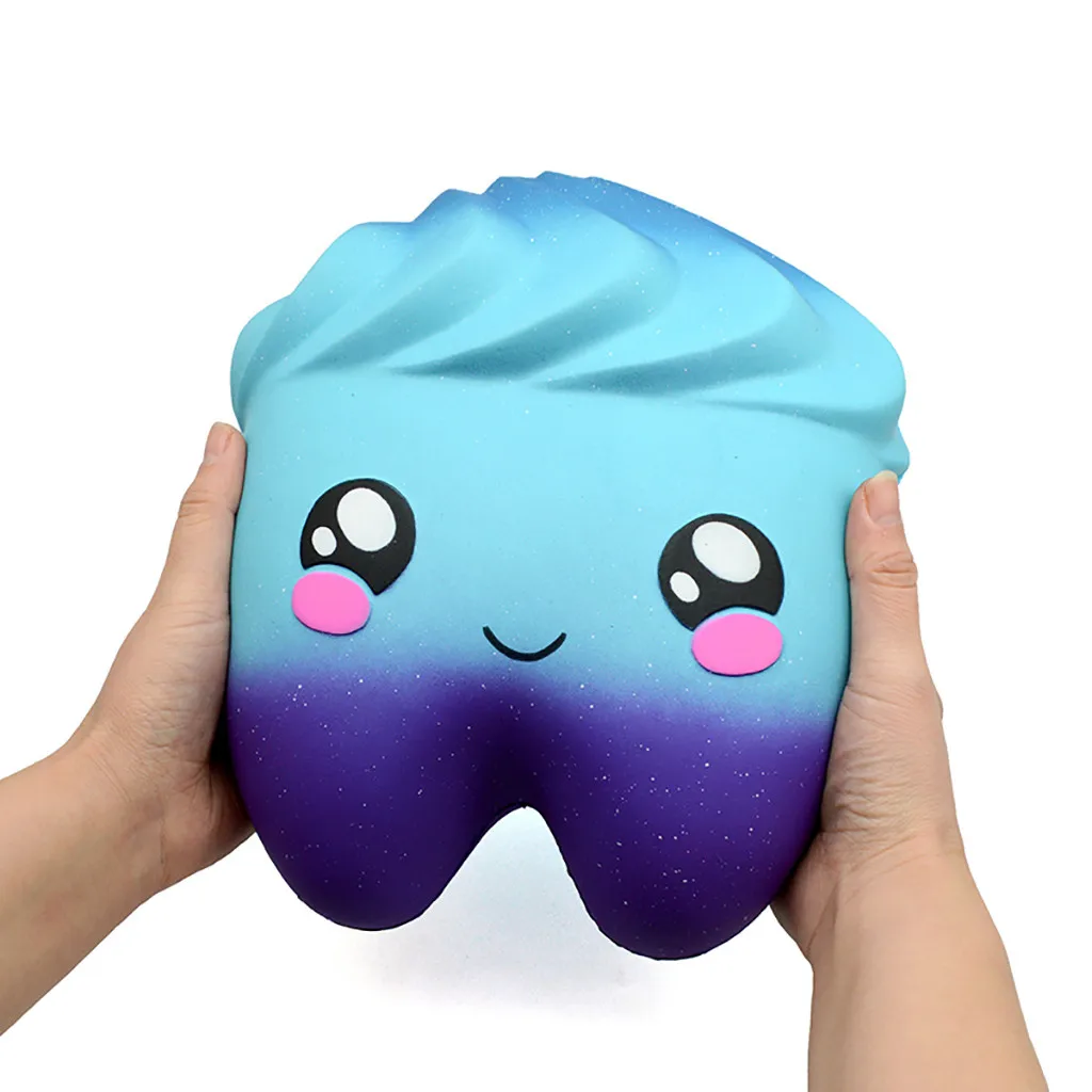 Очаровательная сжимаемая зубная медленно поднимающаяся игрушка Kawaii для детей
