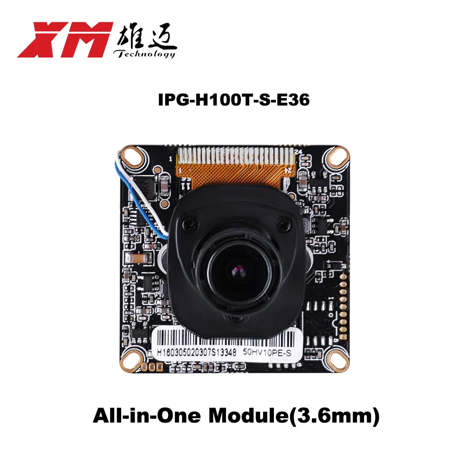  720P XM All-in-One Module  ip camera hi3518E V200  Onvif protocol cam Module Cloud Function P2P cmos sensor camera module 