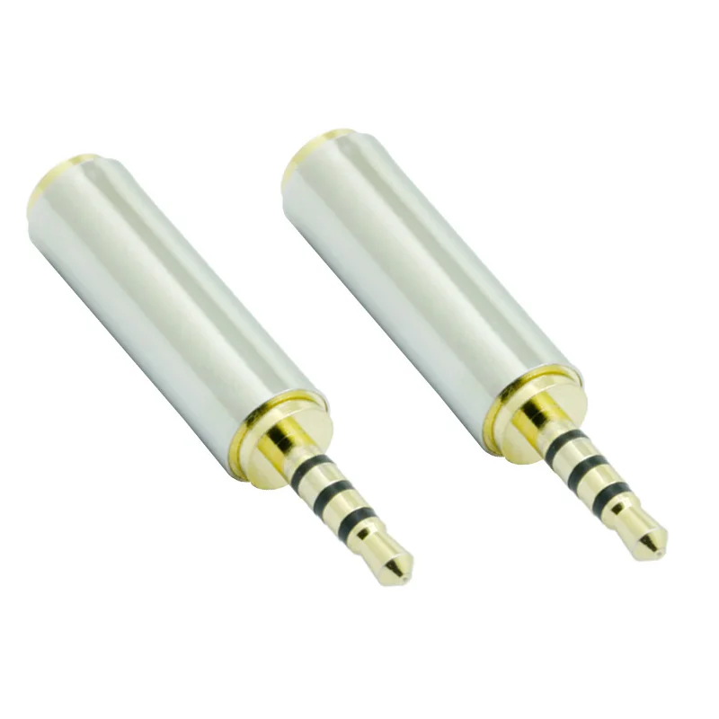 50 PCS 2 5mm 3 pole male repair headphone jack Solder cable adapter connection audio plug connectors