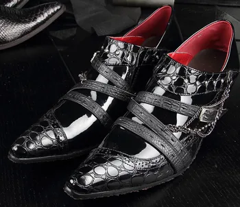 

Summer Men Pointed Toes Dress Shoes Male Large Size England Style Lace Up Rivet Increase Casual Brogue Shoes Frees Shipping
