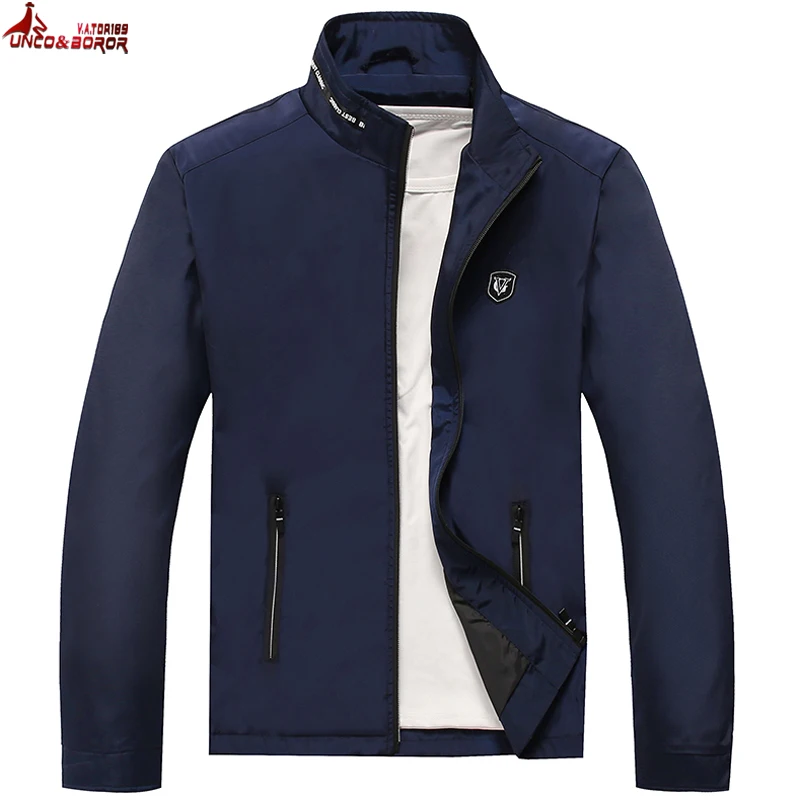 

new casual men`s Bomber Jacket Spring Autumn Outerwear Mandarin Sportswear male Thin Jacket fitness for Men jackets and coats