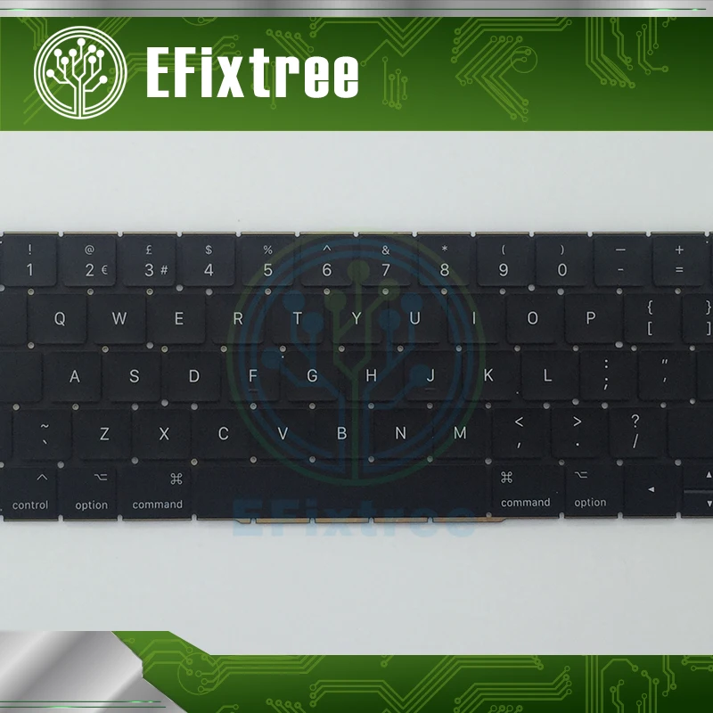 Оригинал A1706 A1707 клавиатура 2016 2017 Великобритания для Macbook Pro Retina 15 &quotA1707 английский