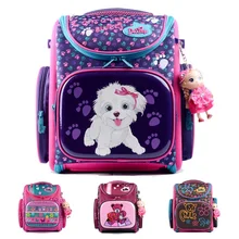 Delune niños mochila escolar oso cat butterfly 3d impresión desgine winx eva ortopédicos niños niñas mo bolso de escuela con ragdoll