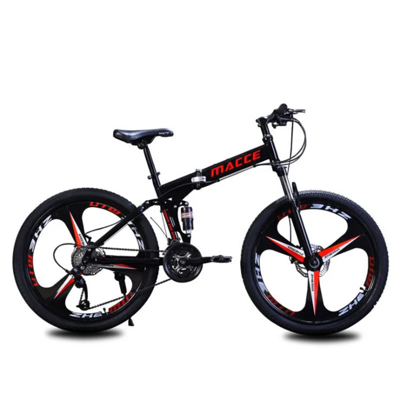 Top 3 Knife Wheel Bike 24-Inch 24 Speed Folding Mountain Bicycle with Variable Speed and Double Shock Absorbers Bike 5 Top 3 Knife Wheel Bike 24-Inch 24 Speed Folding Mountain Bicycle with Variable Speed and Double Shock Absorbers Bike 5