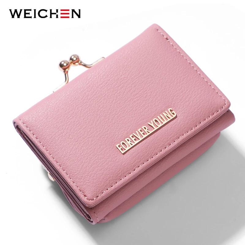 Muchos departamentos triplican carteras mujer con abrazadera monederos de monedas tarjetero cartera de mujer de alta monedero Carteira|Carteras| - AliExpress