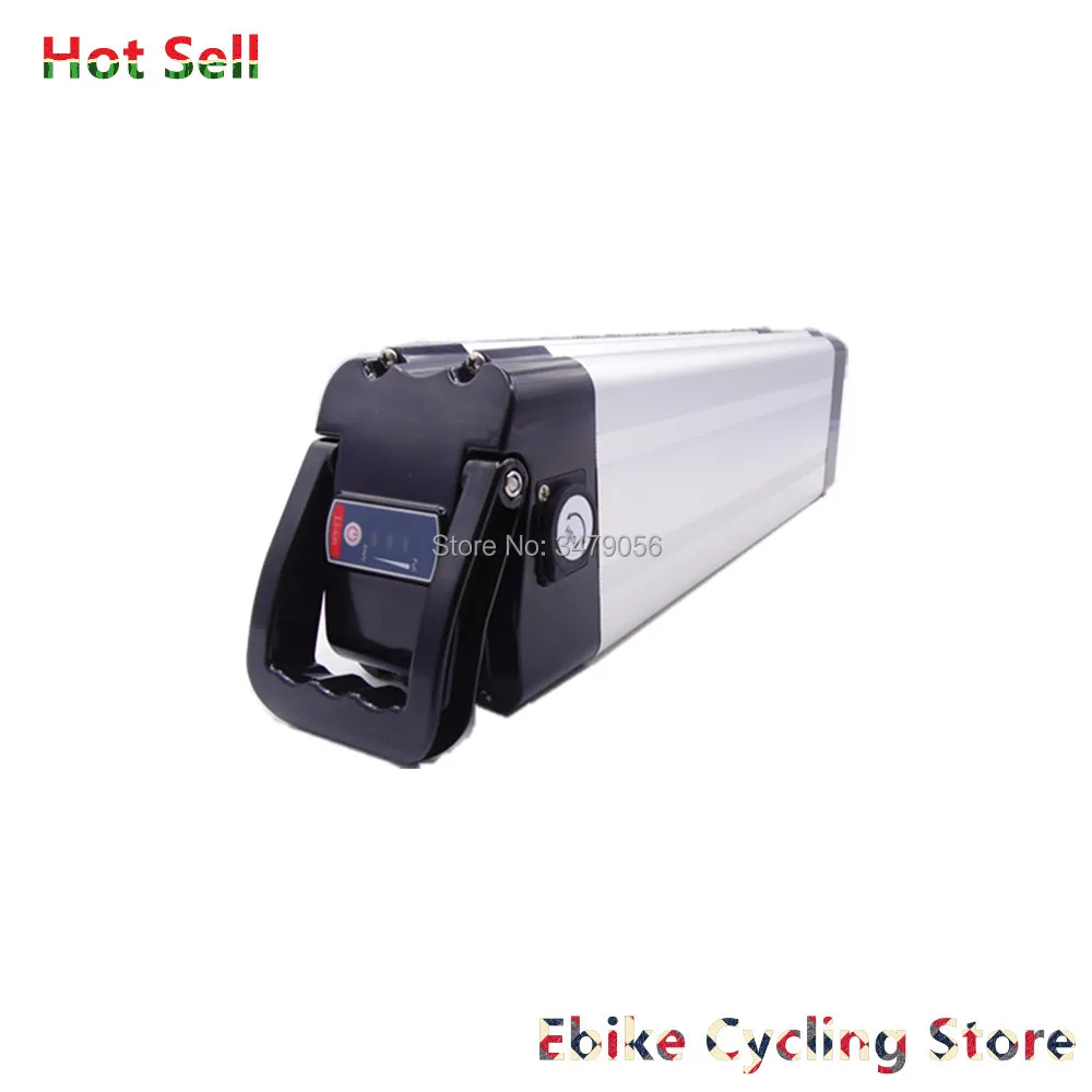 Discount Free Shipping 250w 350w 500w electric bike scooter ebike silver fish seat post bottom discharge port battery pack 0
