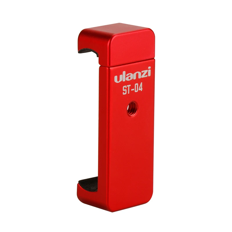  Ulanzi Adjustable ST-04 Tripod Mount Adapter Vertical 360 Rotation Phone Clipper Stand for iPhone X