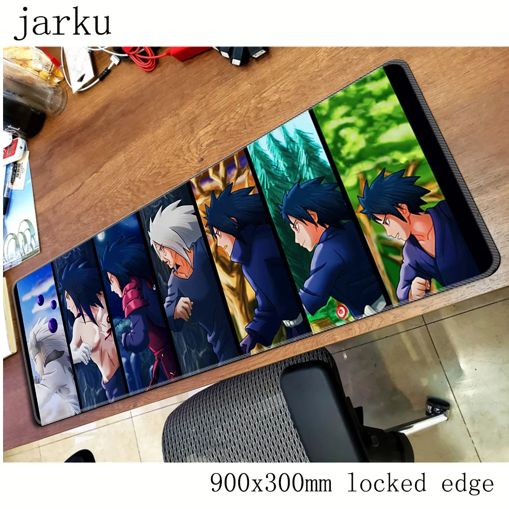 Коврик для мыши "Наруто" геймер 900x300 мм notbook коврик для мыши большой игровой коврик для мыши Domineering pad стол для компьютера padmouse аксессуары