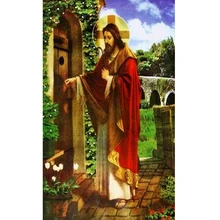 Распродажа ромбовидный мозаичный крестик религиозная Подвеска "Иисус" украшение живопись Diy Стразы для вышивки наклеиваемая дрель полный дом