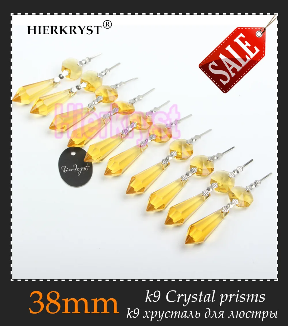 HIERKRYST 100 pçs lote Golden Lustre de